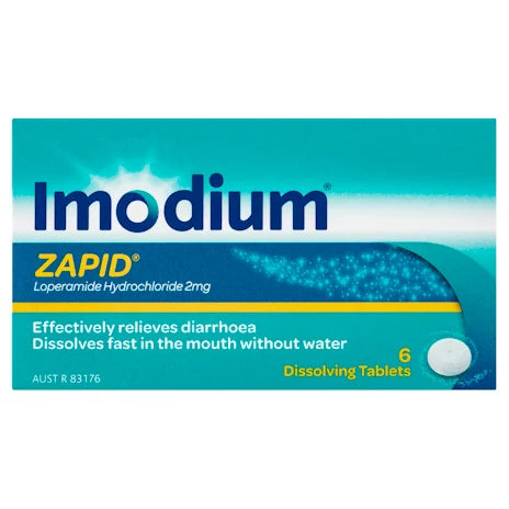 Imodium Zapid 2mg 6 Tablets