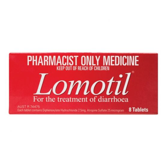 Lomotil 2.5mg 8 Tablets