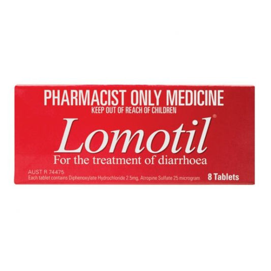 Lomotil 2.5mg 8 Tablets