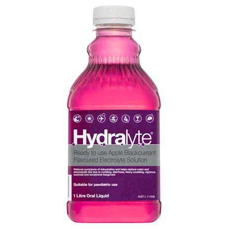 Hydralyte Liquid Apple Blackcurrant 1L