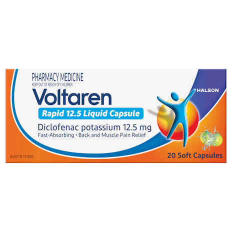 Voltaren Rapid 12.5mg x 20 Liquid Capsules