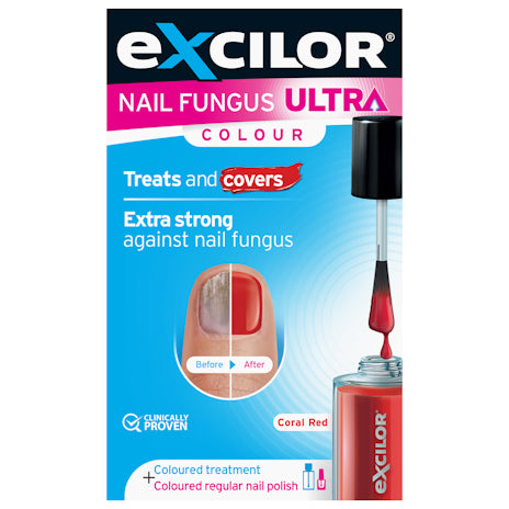 Excilor Nail Fungus Ultra Colour Red 30mL