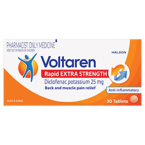 Voltaren Rapid Tab 25mg 30