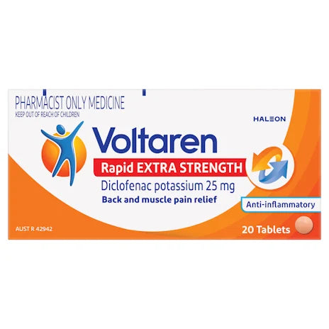 Voltaren Rapid Tab 25mg 20 Tabs