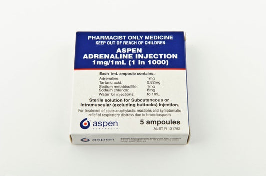 Adrenaline 1/1000 1ml Amp 5