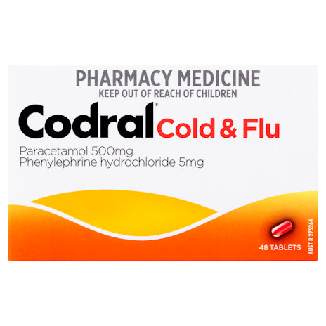 Codral PE Cold & Flu Tablets 48