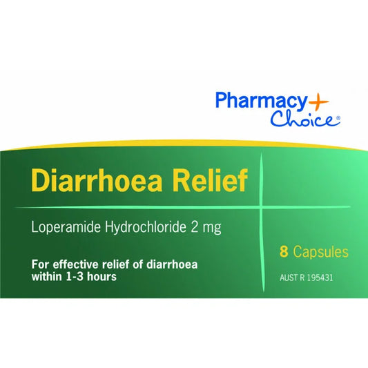 Pharmacy Choice OTC PC Diarrhoea Relief Capsules 8