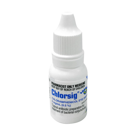 Chlorsig Eye Drops 0.5% 10ml Refrigeration Required Product