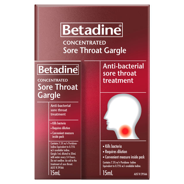 Betadine Sore Throat Gargle 15ml