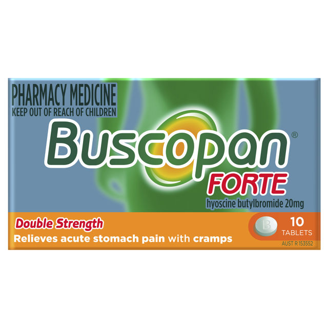 Buscopan Forte 20mg 10 Tablets